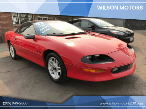 1993 Chevrolet Camaro for sale at WILSON MOTORS in Stockton CA