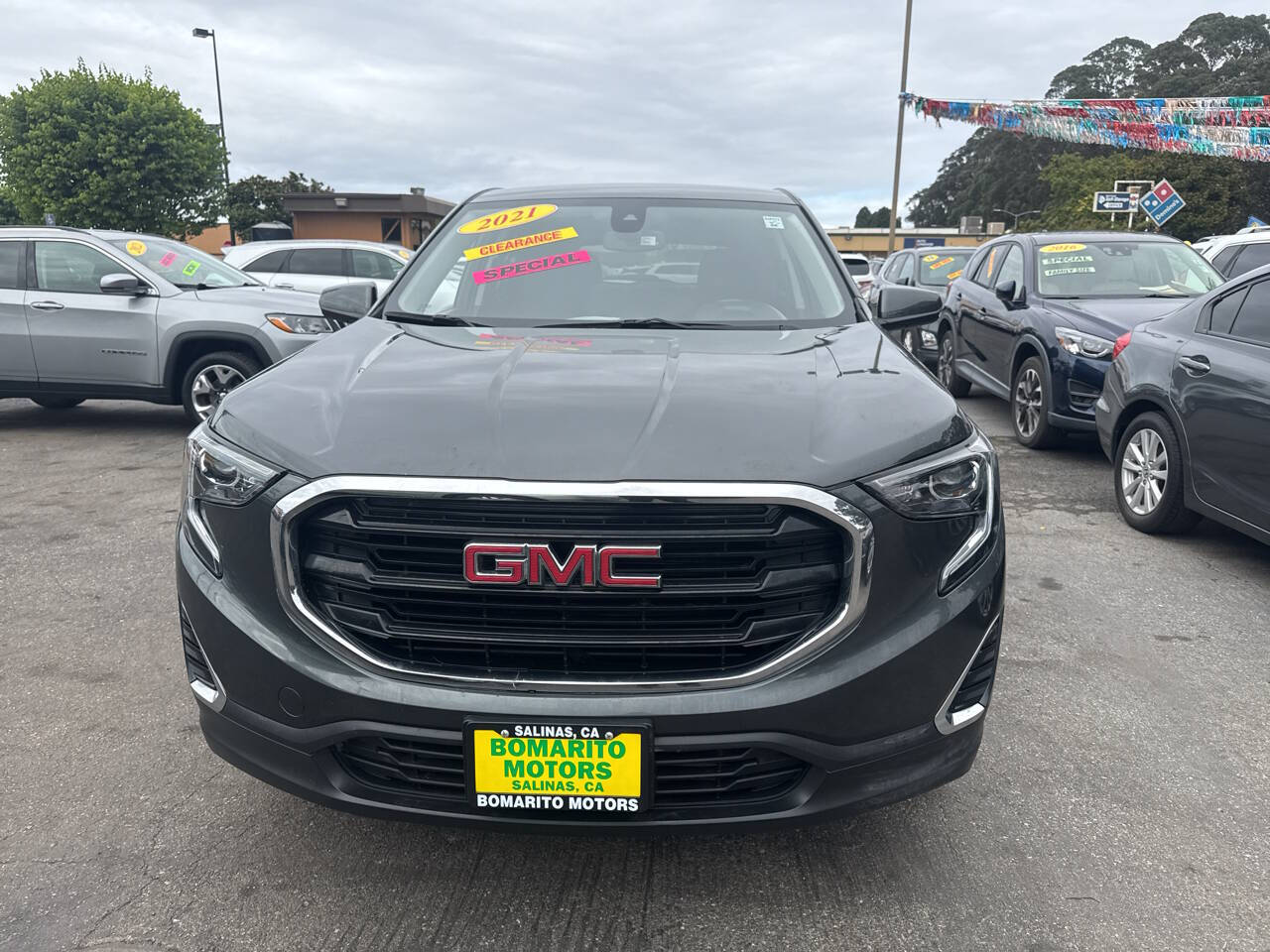 Gray 2021 GMC Terrain SLE SLE 4dr SUV 1