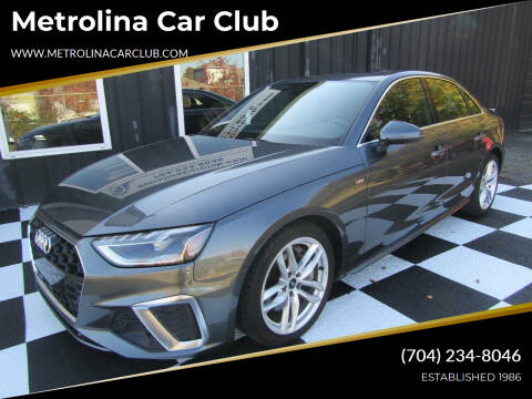 2022 Audi A4 for sale at Metrolina Car Club in Stallings NC