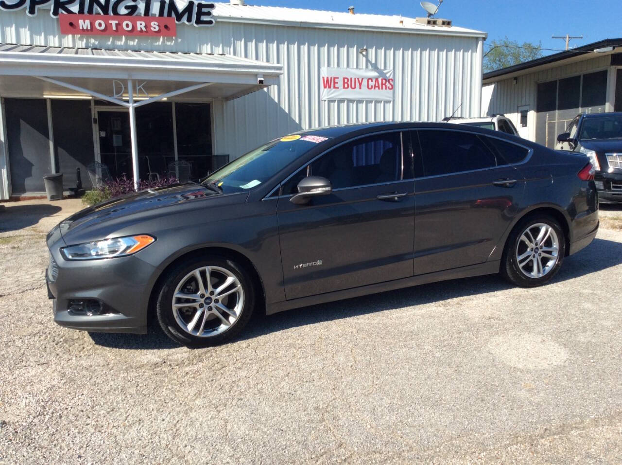 2015 Ford Fusion Hybrid for sale at SPRINGTIME MOTORS in Huntsville, TX