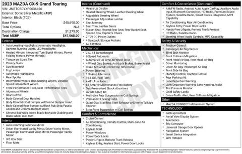 2023 Mazda CX-9 Grand Touring