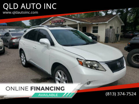 2010 Lexus RX 350 for sale at QLD AUTO INC in Tampa FL