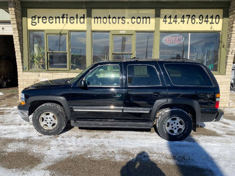 2004 Chevrolet Tahoe for sale at GREENFIELD MOTORS in Milwaukee WI