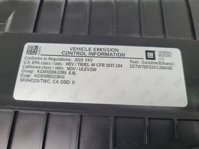 2019 GMC Savana 2500