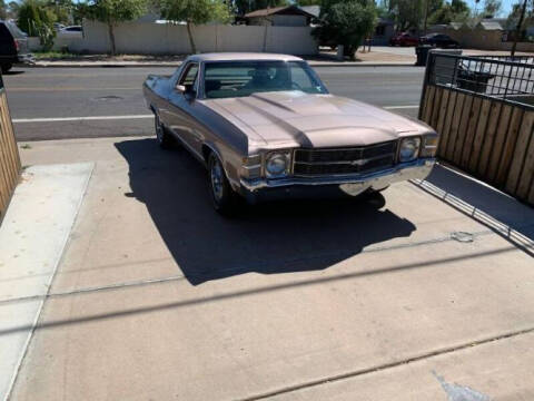 1972 Chevrolet El Camino for sale at Classic Car Deals in Cadillac MI