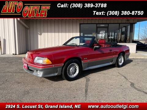 1988 Ford Mustang for sale at Auto Outlet in Grand Island NE