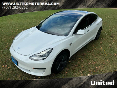 2020 Tesla Model 3 for sale at United Motorsports in Virginia Beach VA