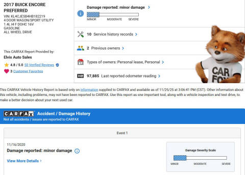2017 Buick Encore Preferred