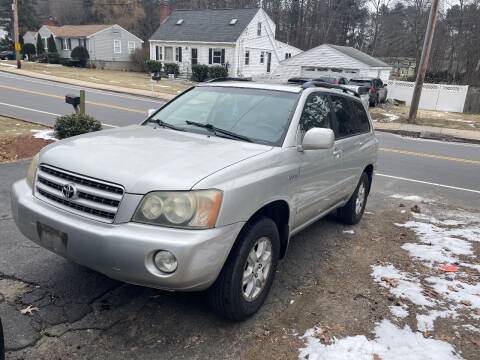 2003 Toyota Highlander for sale at Nano's Autos in Concord MA