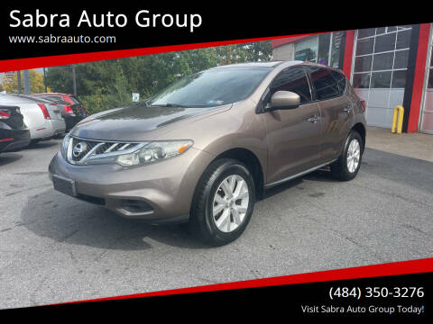 2012 Nissan Murano for sale at Sabra Auto Group in Whitehall PA