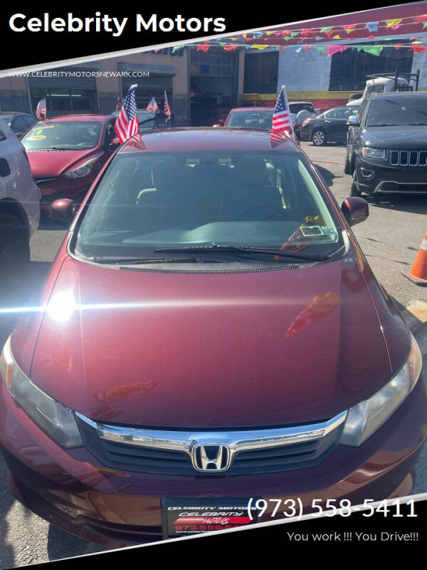 2012 Honda Civic for sale at Celebrity Motors in Newark NJ