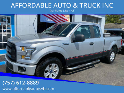 2016 Ford F-150 for sale at AFFORDABLE AUTO & TRUCK INC in Virginia Beach VA