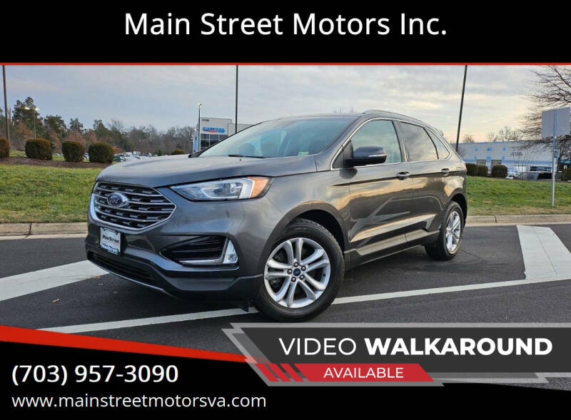 2020 Ford Edge for sale at Main Street Motors Inc. in Chantilly VA