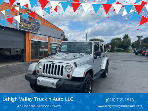 2012 Jeep Wrangler Unlimited for sale at Lehigh Valley Truck n Auto LLC. in Schnecksville PA