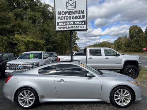 2012 Infiniti G37 Coupe for sale at Momentum Motor Group in Lancaster SC