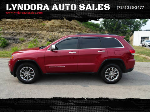 2015 Jeep Grand Cherokee for sale at LYNDORA AUTO SALES in Lyndora PA