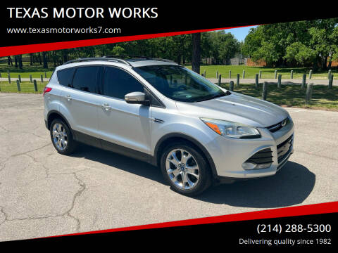 2013 Ford Escape for sale at TEXAS MOTOR WORKS in Arlington TX