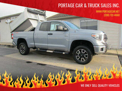 2018 Toyota Tundra for sale at Portage Car & Truck Sales Inc. in Akron OH