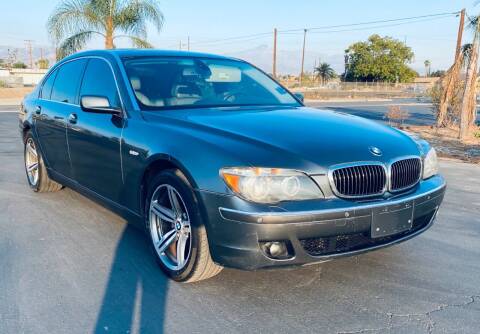 2008 BMW 7 Series for sale at Cars Landing Inc. in Colton CA