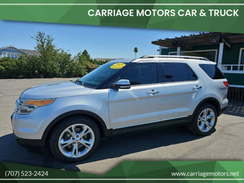 2015 Ford Explorer for sale at Carriage Motors Car & Truck in Santa Rosa CA