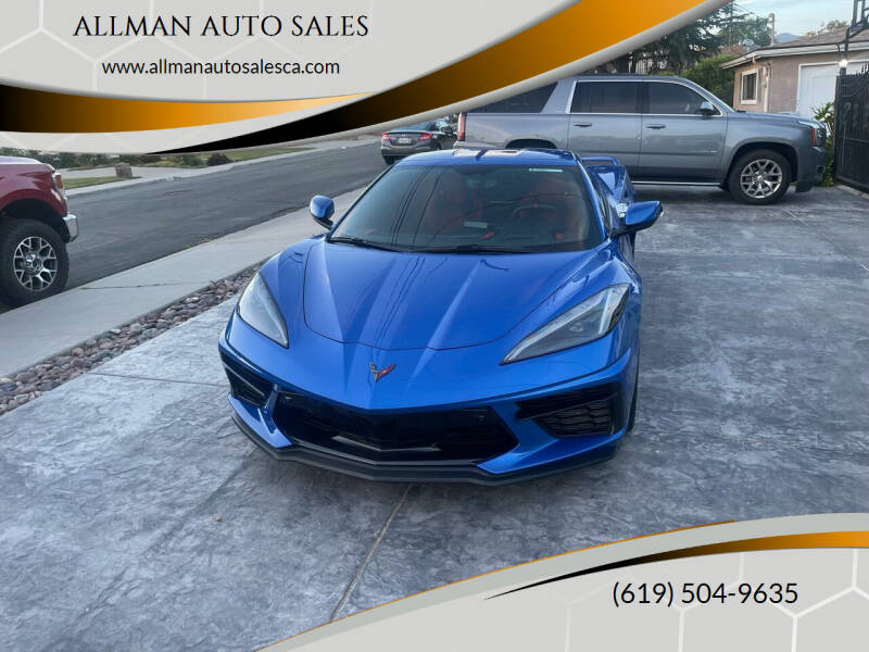 2020 Chevrolet Corvette for sale at ALLMAN AUTO SALES in San Diego CA