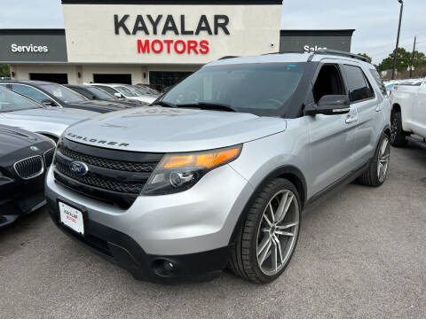 2015 Ford Explorer for sale at KAYALAR MOTORS in Houston TX