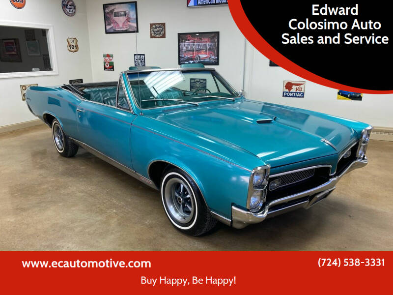 1967 Pontiac GTO for sale at Edward Colosimo Auto Sales and Service in Evans City PA