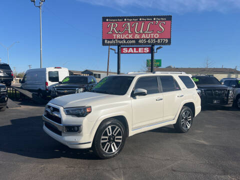2015 Toyota 4Runner for sale at RAUL'S TRUCK & AUTO SALES, INC in Oklahoma City OK