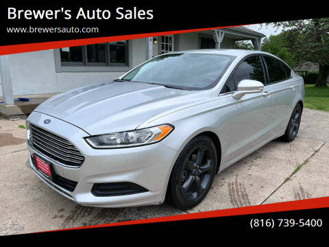 2016 Ford Fusion for sale at Brewer's Auto Sales in Greenwood MO