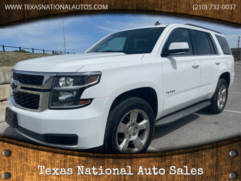 2015 Chevrolet Tahoe for sale at Texas National Auto Sales in San Antonio TX