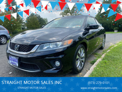 2013 Honda Accord for sale at STRAIGHT MOTOR SALES INC in Paterson NJ