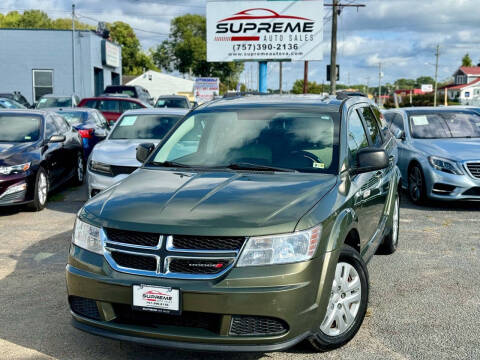 2016 Dodge Journey for sale at Supreme Auto Sales in Chesapeake VA