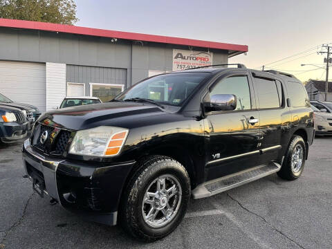 2006 Nissan Armada for sale at AutoPro Virginia LLC in Virginia Beach VA