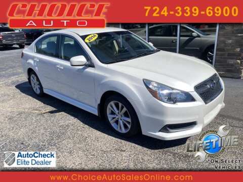 2014 Subaru Legacy for sale at CHOICE AUTO SALES in Murrysville PA