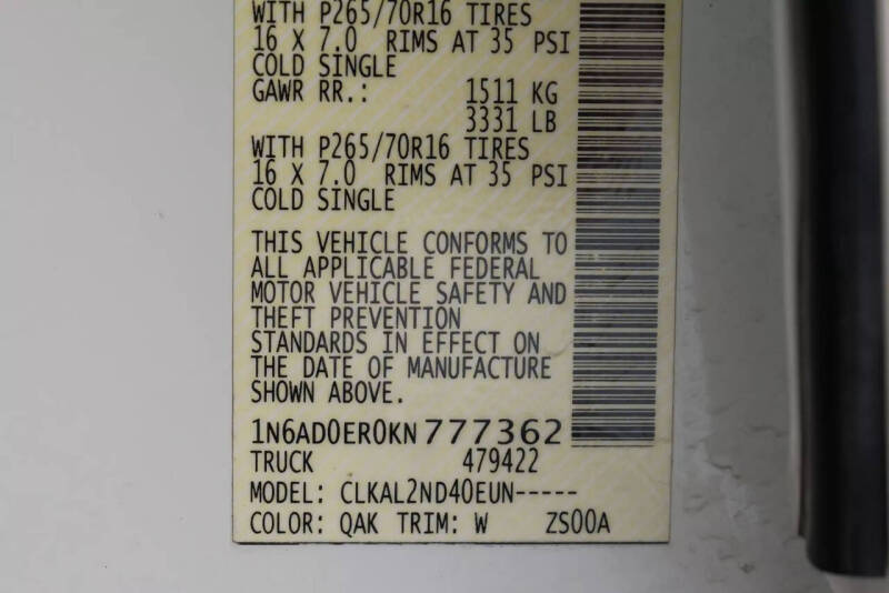 2019 Nissan Frontier