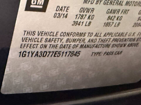 2014 Chevrolet Corvette Stingray