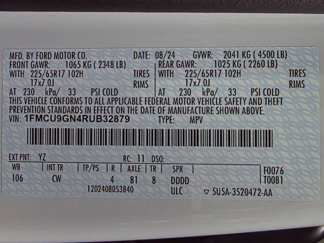 2024 Ford Escape Active