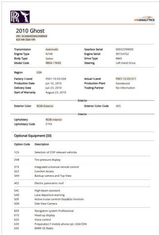 2010 Rolls-Royce Ghost