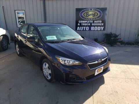 2019 Subaru Impreza for sale at BERG AUTO MALL & TRUCKING INC in Beresford SD