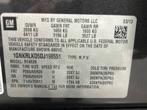 2013 Chevrolet Traverse LTZ