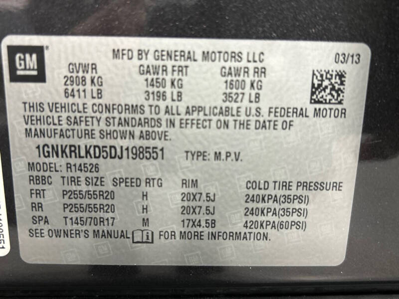 2013 Chevrolet Traverse LTZ