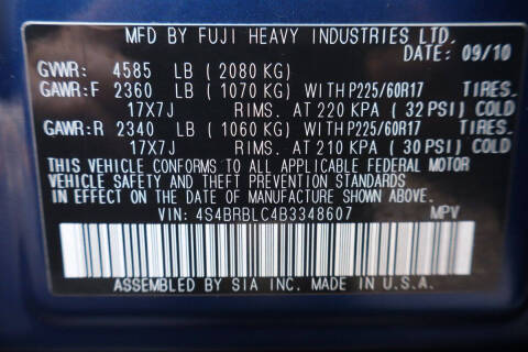 2011 Subaru Outback 2.5i Limited