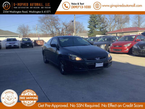 2007 Honda Accord for sale at G-Inspired Automall, LLC. in Washington IL