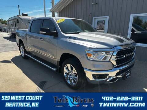 2022 RAM 1500 for sale at TWIN RIVERS CHRYSLER JEEP DODGE RAM in Beatrice NE