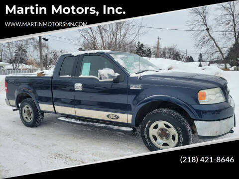 2006 Ford F-150 for sale at Martin Motors, Inc. in Chisholm MN