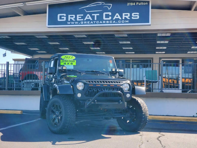 2013 Jeep Wrangler Unlimited for sale at Great Cars in Sacramento CA