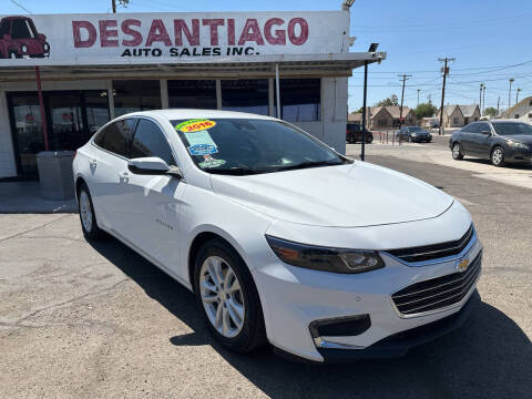 2016 Chevrolet Malibu for sale at DESANTIAGO AUTO SALES in Yuma AZ