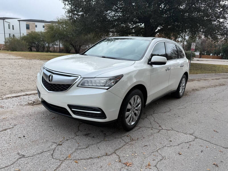 2016 Acura MDX for sale at Ron Motor LLC in San Antonio TX