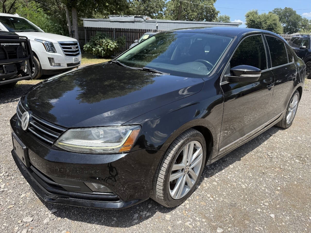Black 2017 Volkswagen Jetta 1.8T SEL 1.8T SEL 4dr Sedan 2