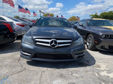 2013 Mercedes-Benz C-Class for sale at America Auto Wholesale Inc in Miami FL